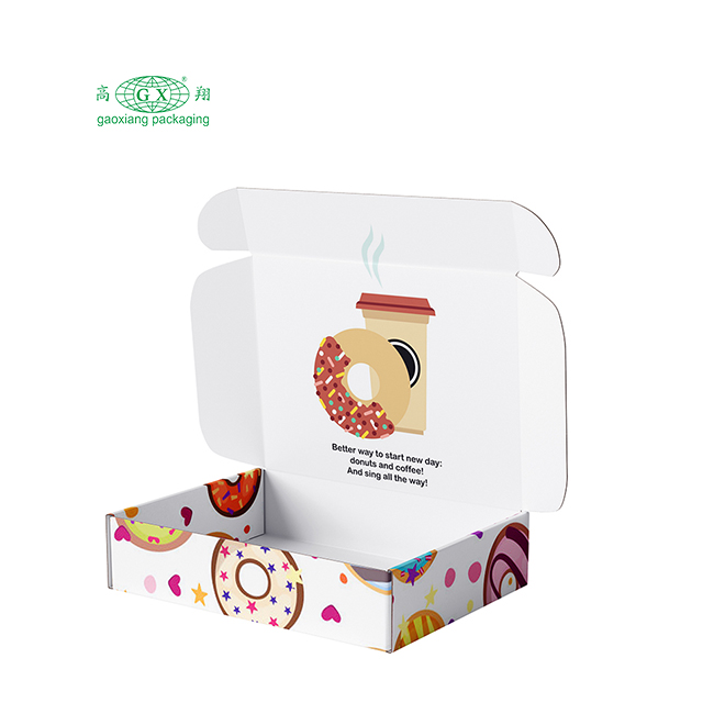 定制logo饼干包装盒批发食品纸板甜甜圈巧克力盒个性盒