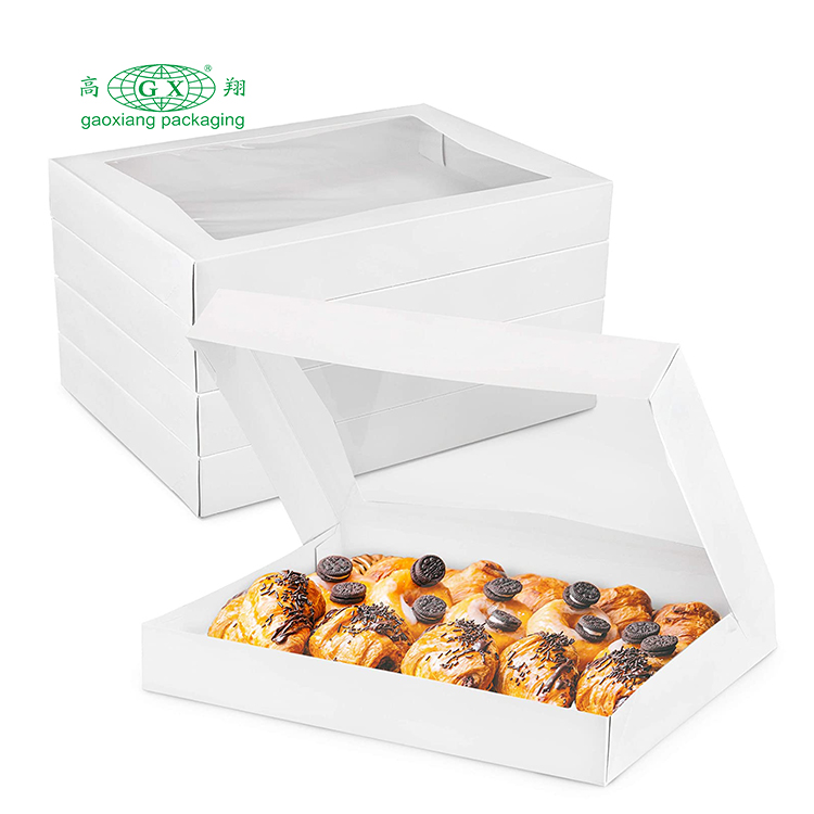 纸饼干马卡龙纸杯蛋糕盒甜甜圈盒糖果婚礼盒透明窗