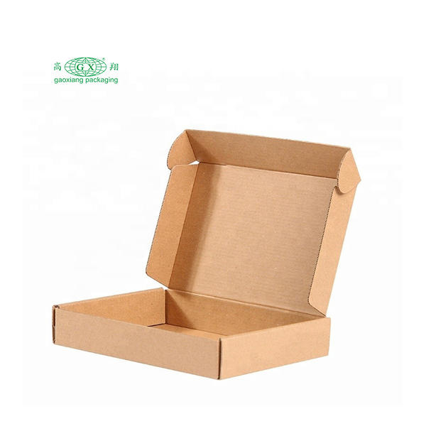 制造商定制回收纸瓦楞包装盒折叠运输盒带标志