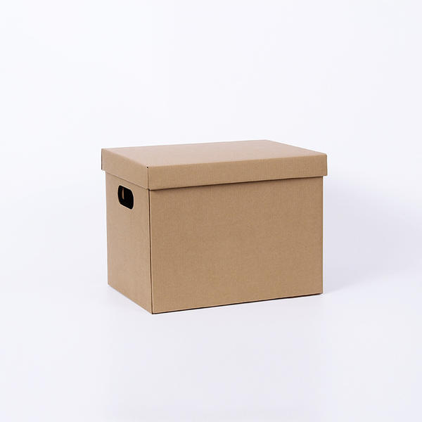 移动纸板硬圆盒手提箱储物盒衣服存放牛皮纸运输纸箱