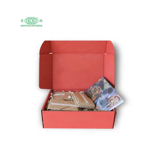 批发定制标志瓦楞纸盒可折叠化妆品包装盒子分类航运邮筒